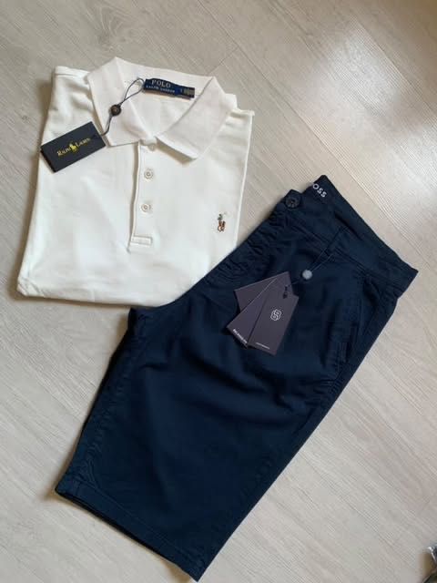 Spodenki męskie sportowo/eleganckie miękka lekka bawełna 100% Bosss