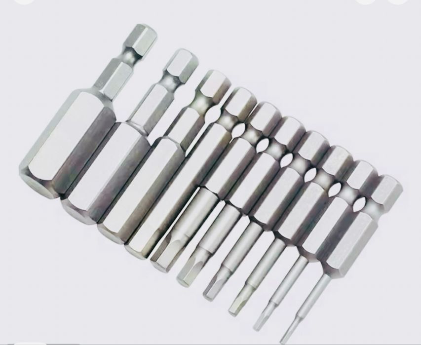 Новий Набір магнітних біт 10 шт із шестигранним хвостовиком 1/4