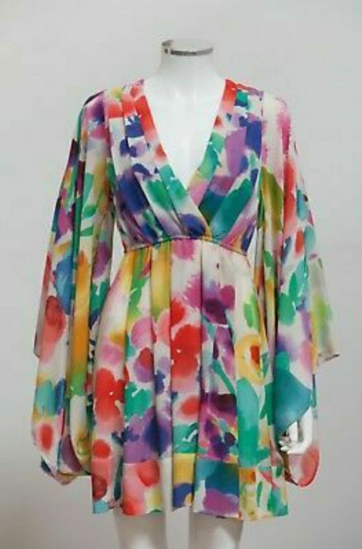 HIT! Sukienka H&M z kolekcji Garden Collection roz. 38 zwiewne rękawy