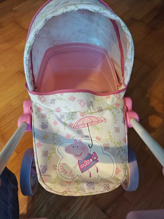 Wózek dla lalek głęboki Peppa somby