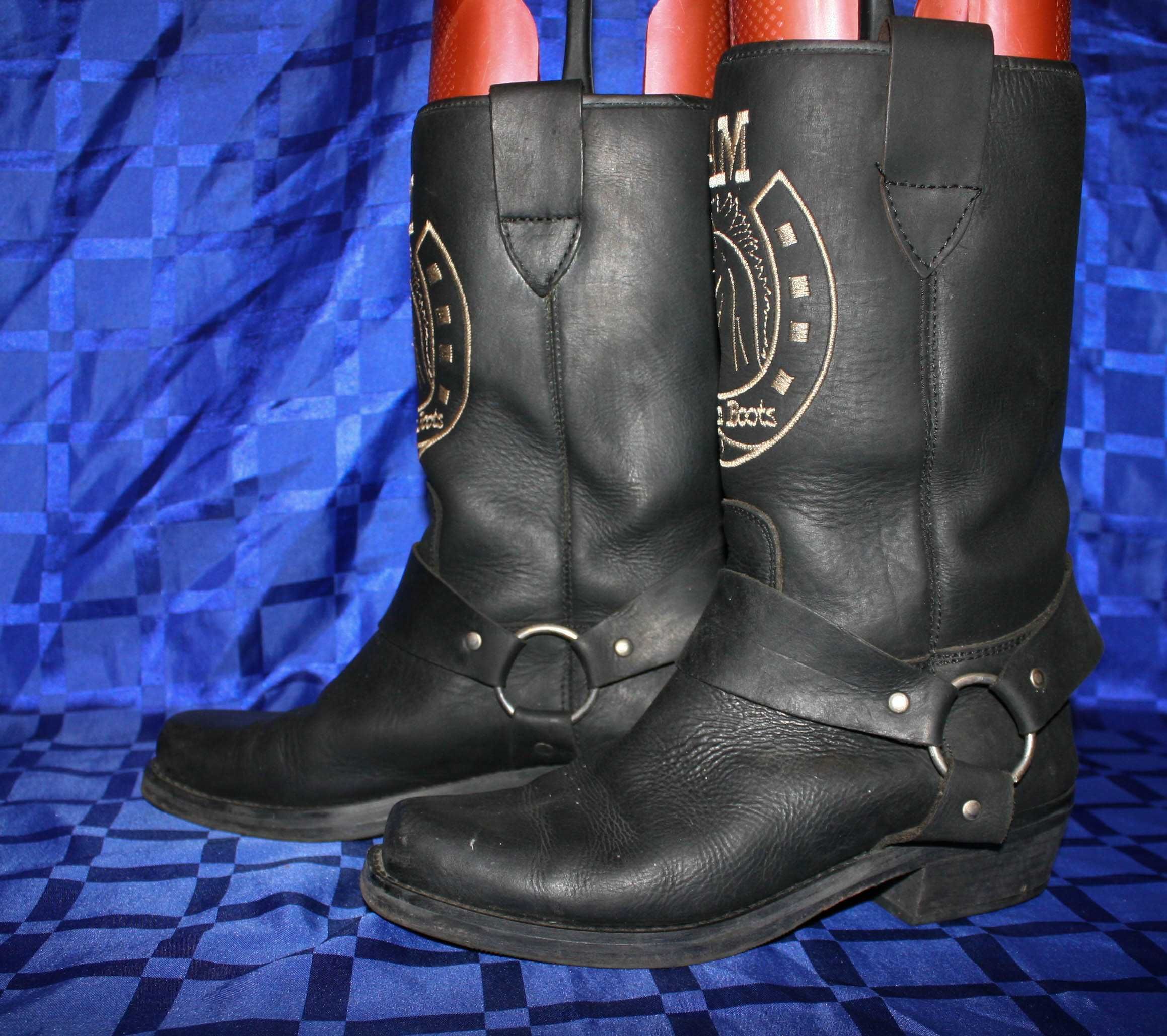 Western Boots Spider мотосапоги чоперы кожаные 40 р