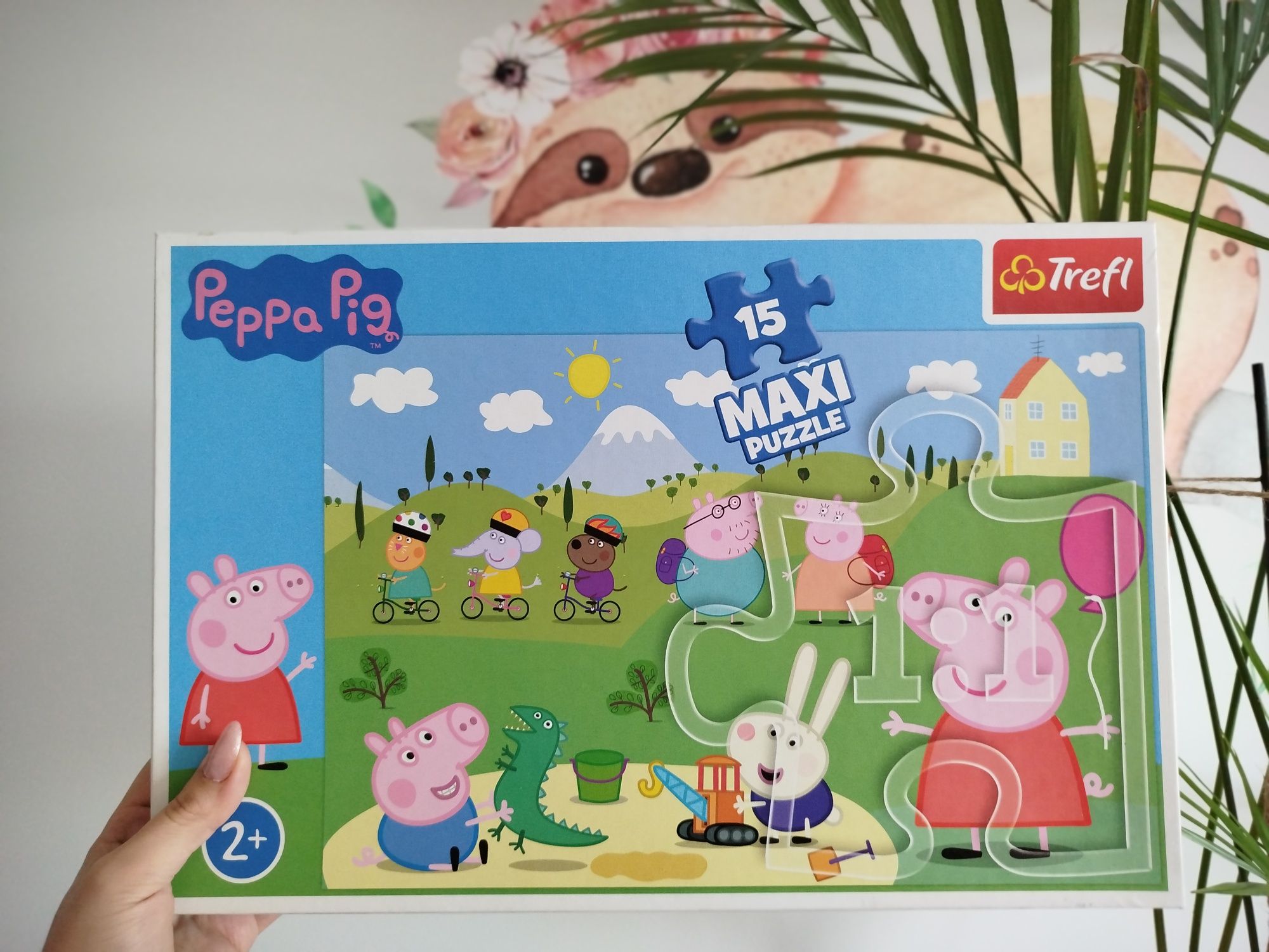 Duży zestaw puzzli