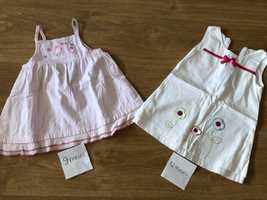 Conjunto vestidos menina 9 e 12 meses como novos