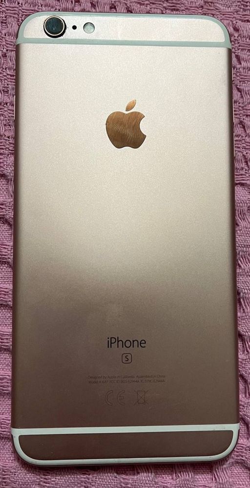 Iphone 6s plus, rose gold, 64 GB, apple certified pre-owned