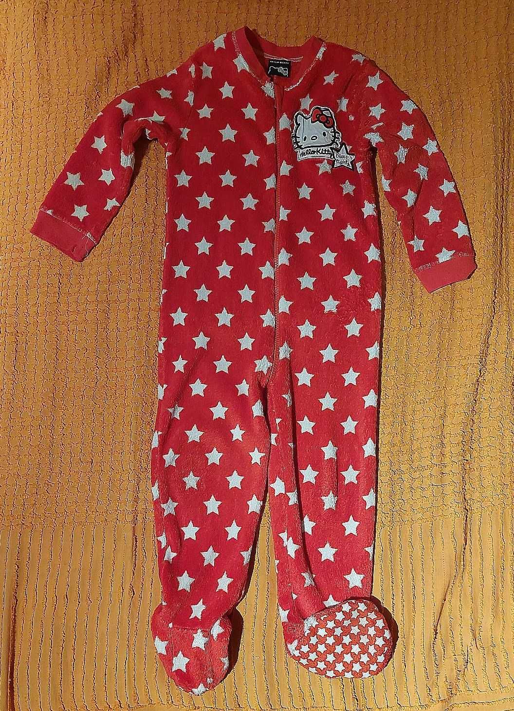 Miękka piżamka piżama kombinezon George polar / Hello Kitty / 104-110