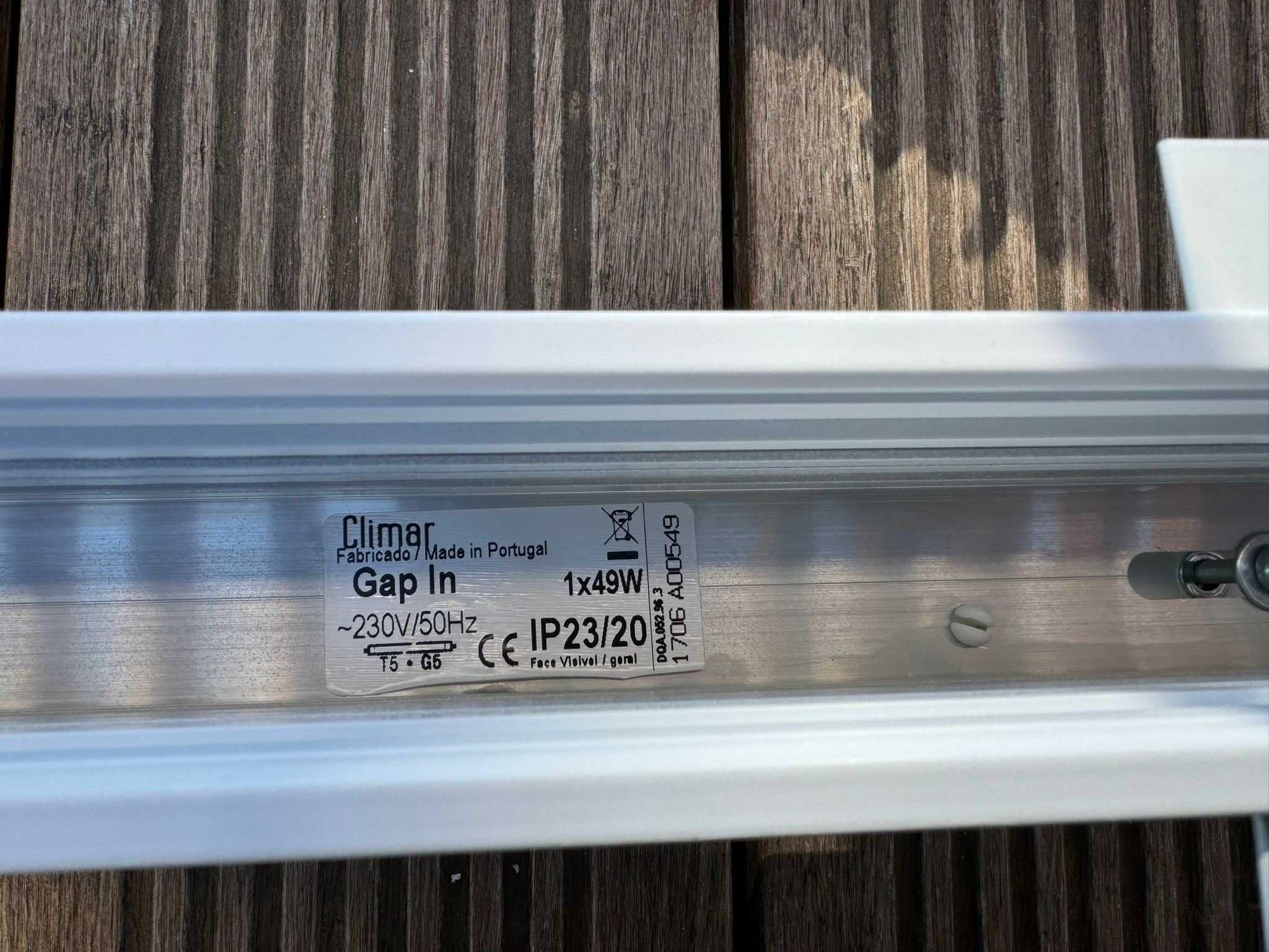 Luminária de embutir no teto IP 23/20 - Climar
