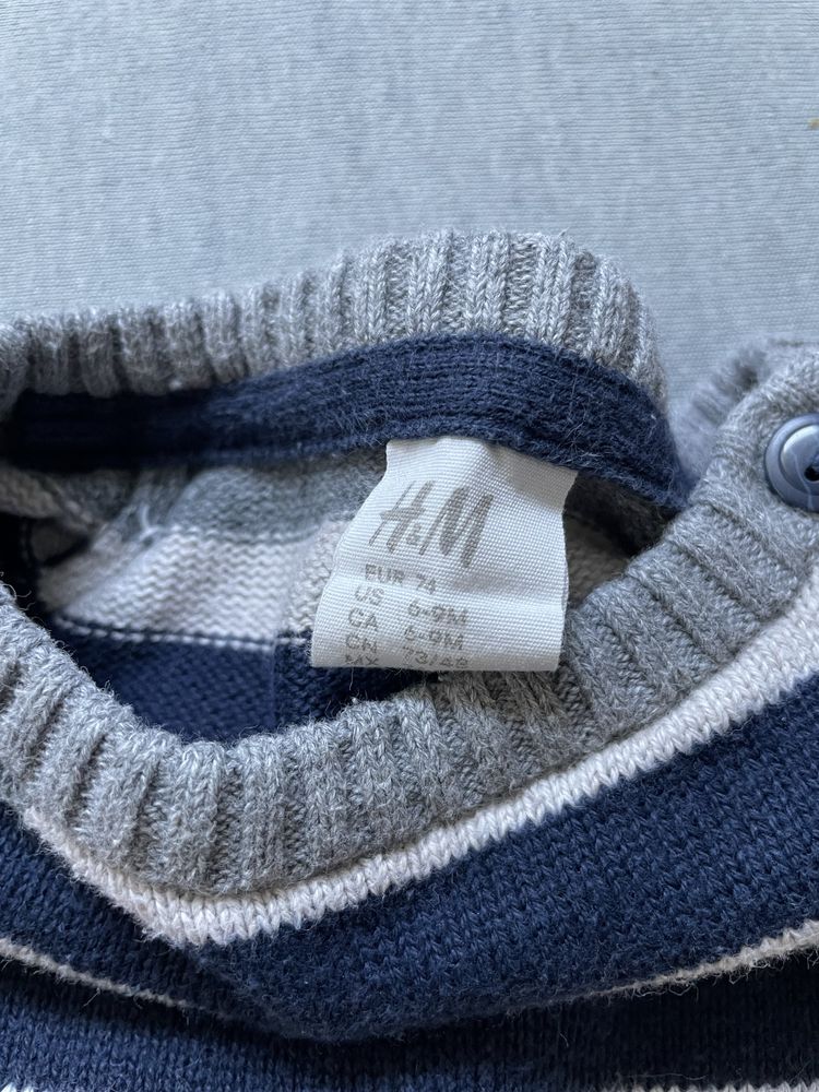Sweterek w kolorowe paski H&M