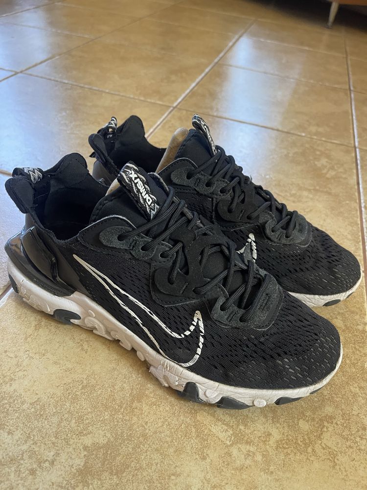 Nike React Vision Black White