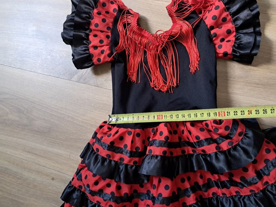 Flamenco hiszpanka 92, 18-24 miesiące sukienka strój przebranie