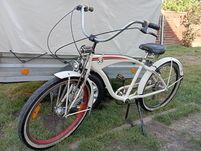 Rower miejski duża kierownica przerzutki Retro