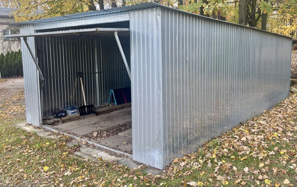Garaż blaszany 4x6m