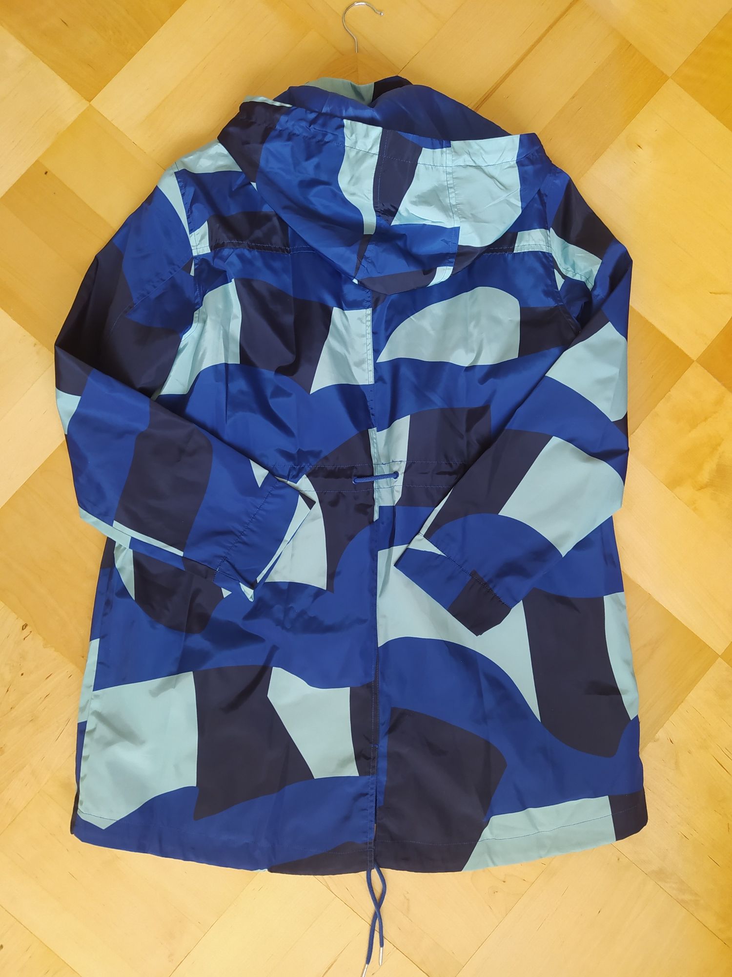 Płaszcz kurtka 44 damska Fiora Blue niebieska wiatrówka wodoodporna