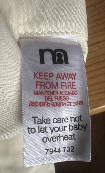 Prześcieradło NOWE Mothercare 117x154