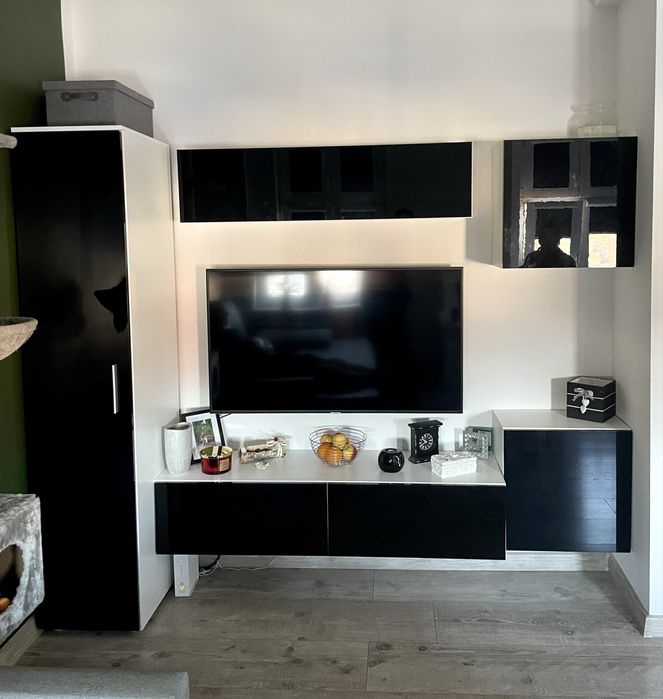 meble mebloscianka wysoki polysk do salomu pokoju szafka szafki regal