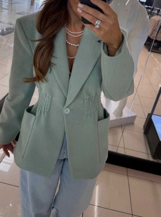 Nowa z metką marynarka pistacja Emo