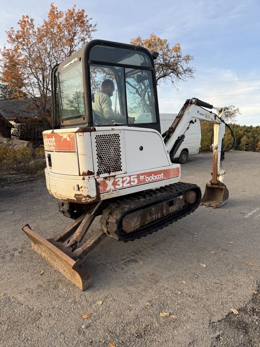Minikoparka Bobcat x325 jcb 2.5 tony kubota cat zamiana