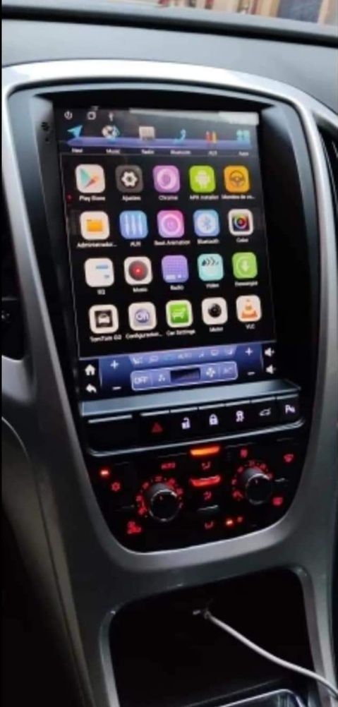 Rádio Android 12 com GPS Opel Astra J (Tipo Tesla) Artigo Novo