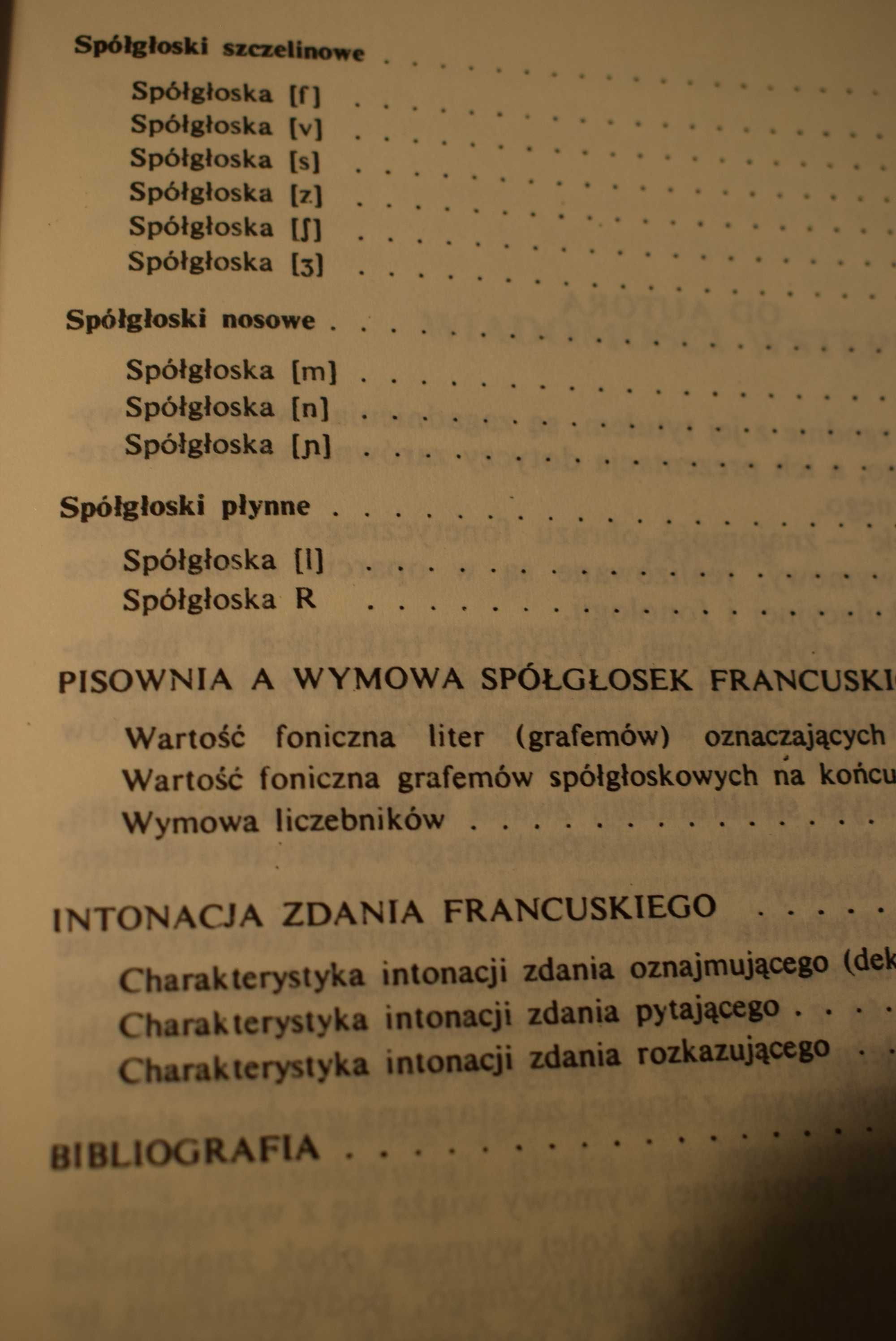 Wymowa francuska - Antoni Platkow