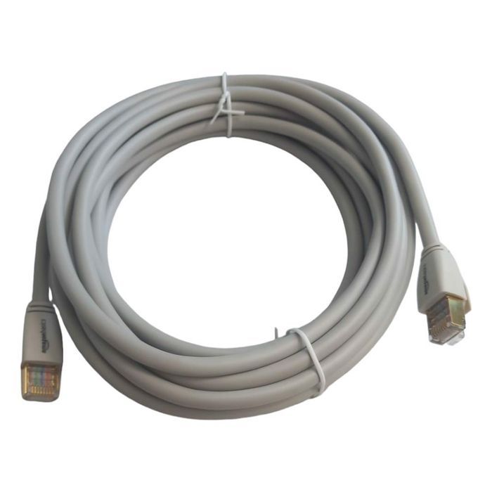 kabel sieciowy lan rj45 cat-7 ethernet 4.6m biały