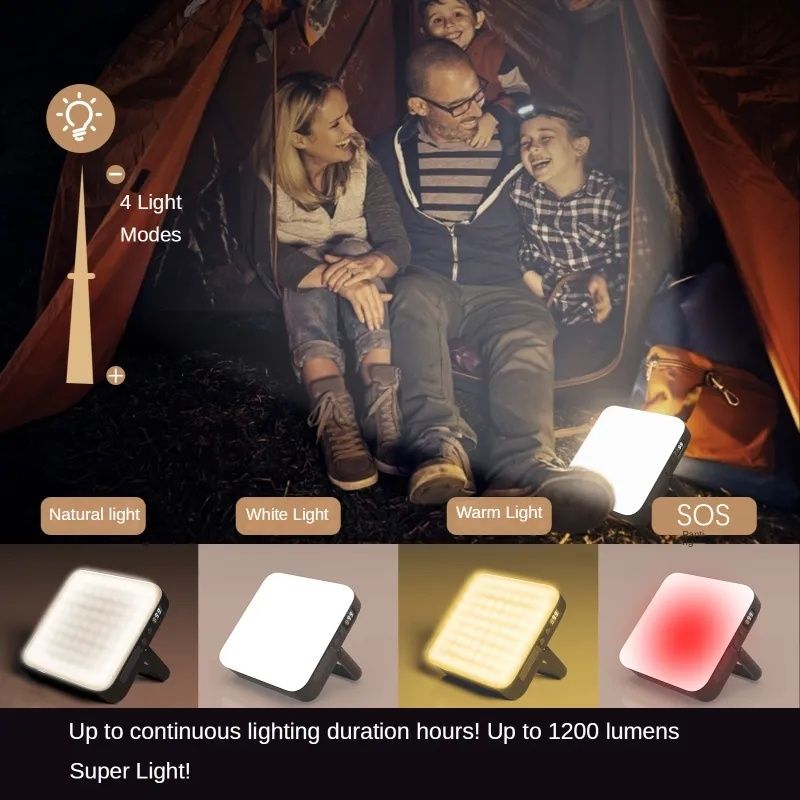 Потужна led лампа, ліхтарик , фонарик leyw  для кемпінгу з power bank