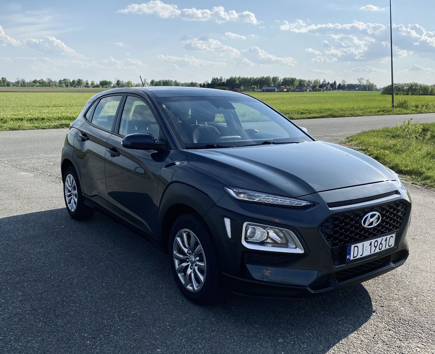 Hyundai KONA 1.0T Benzyna/ Tempomat / Dzienne Led/BEZWYPADKOWY/VAT 23%