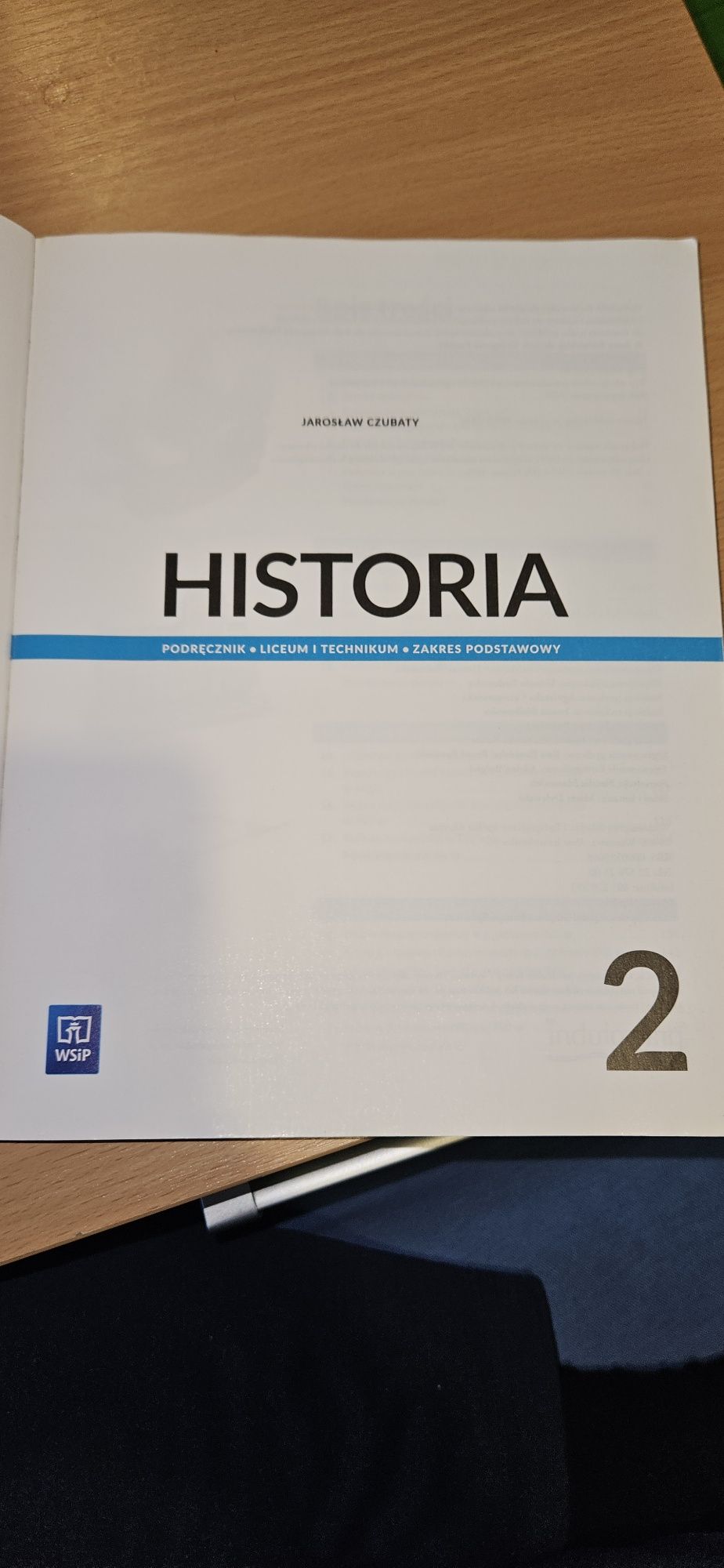 Podręcznik Historia 2 WSiP dla liceum I technikum zakres podstawowy