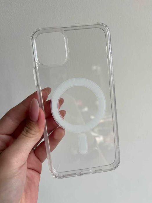 Прозорий чохол Magsafe на iPhone 161514131211 Про Макс всіх моделей