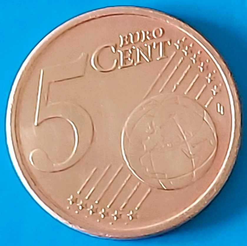 5 Cêntimos de 2007  do Luxemburgo. Henri