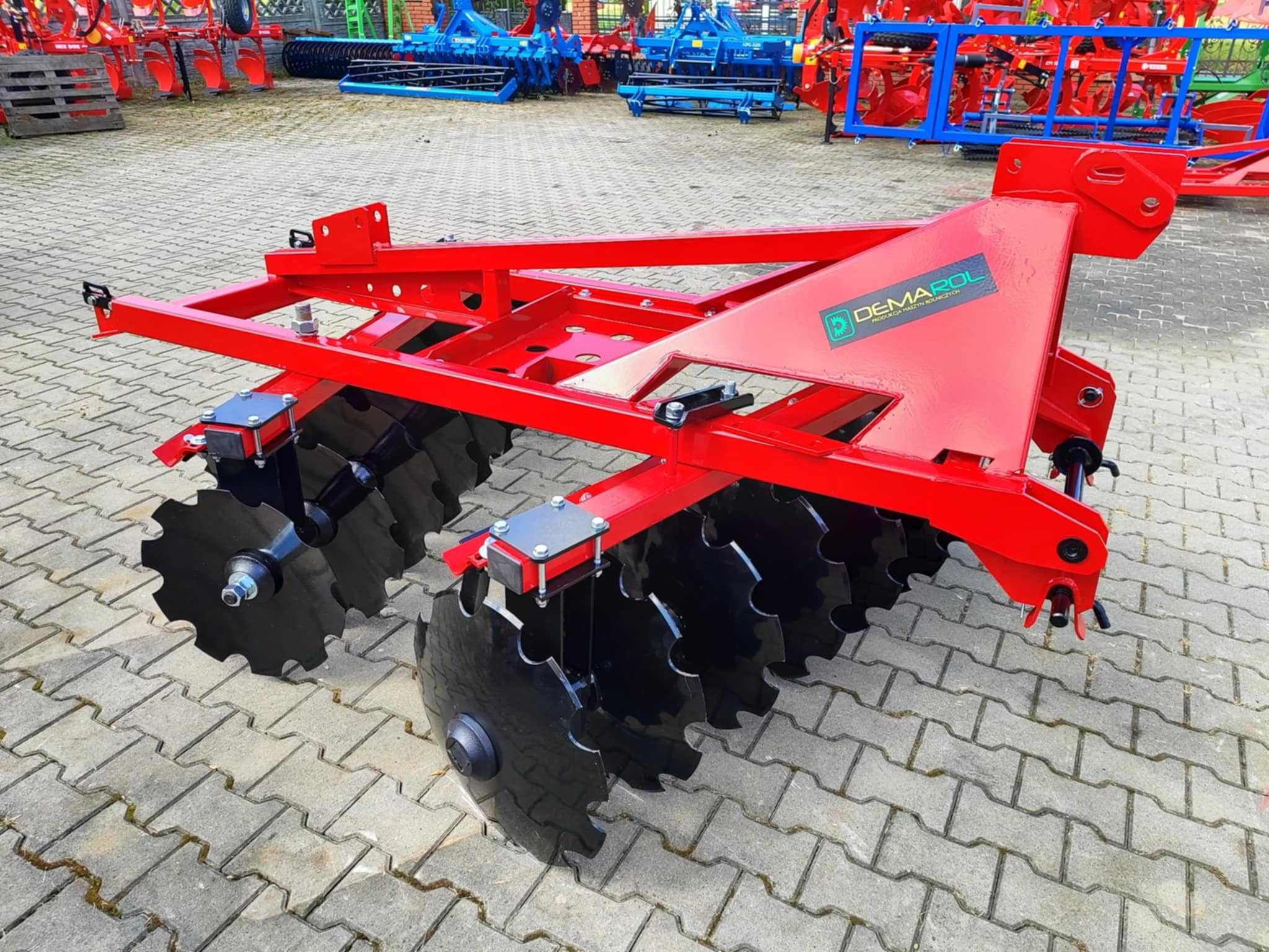 Brona talerzowa V2 1,8m 2,0m 2,2m 2,4m 2,7m 3,15m wał strunowy DEMAROL