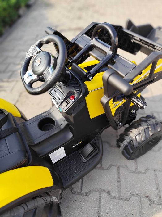 Wielki traktor-koparka na akumulator 24V z przyczepką – 720‑T  2–5 lat