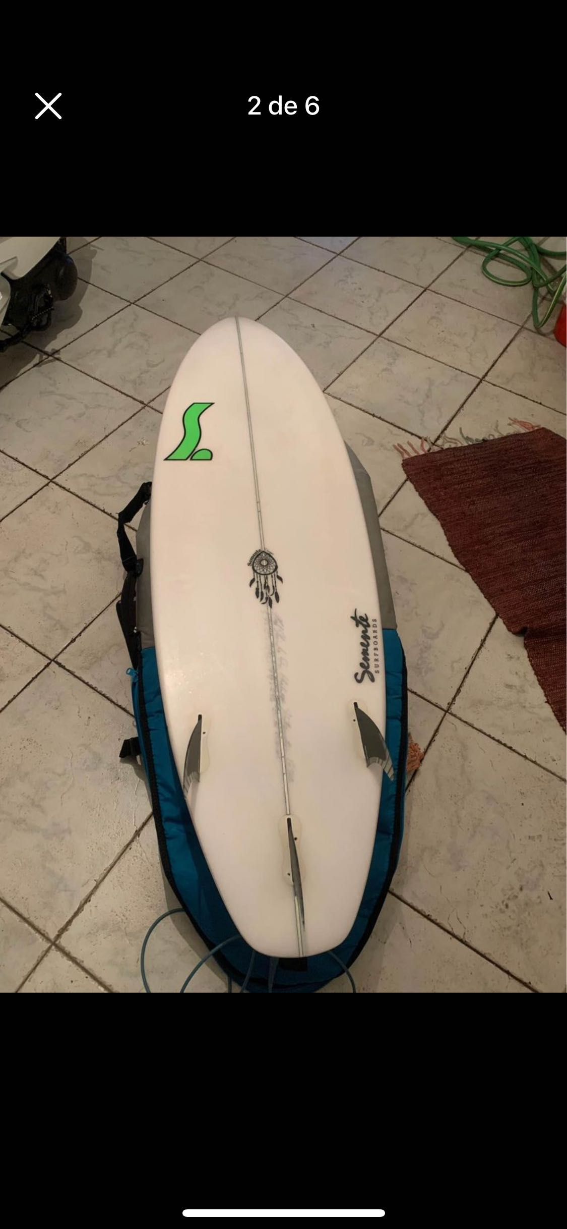 Prancha de surf semente