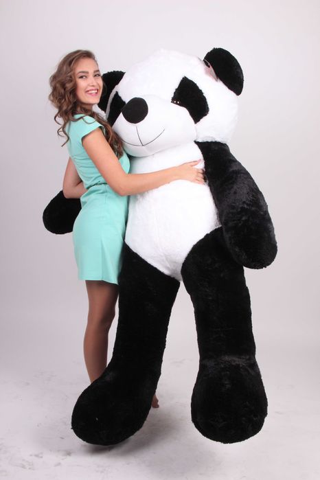 Плюшевий ведмедик Teddy Boom Веня,170 см,сірий