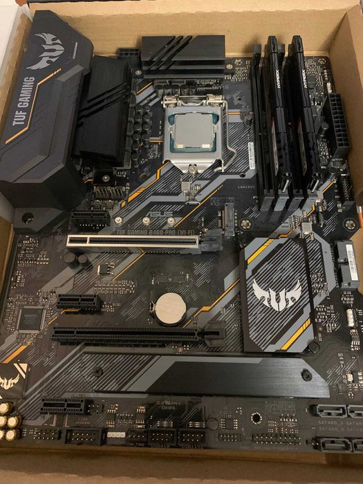 Плата TUF Gaming B460-PRO (WIFI), Intel Core i5 10600, 16GB DDR4