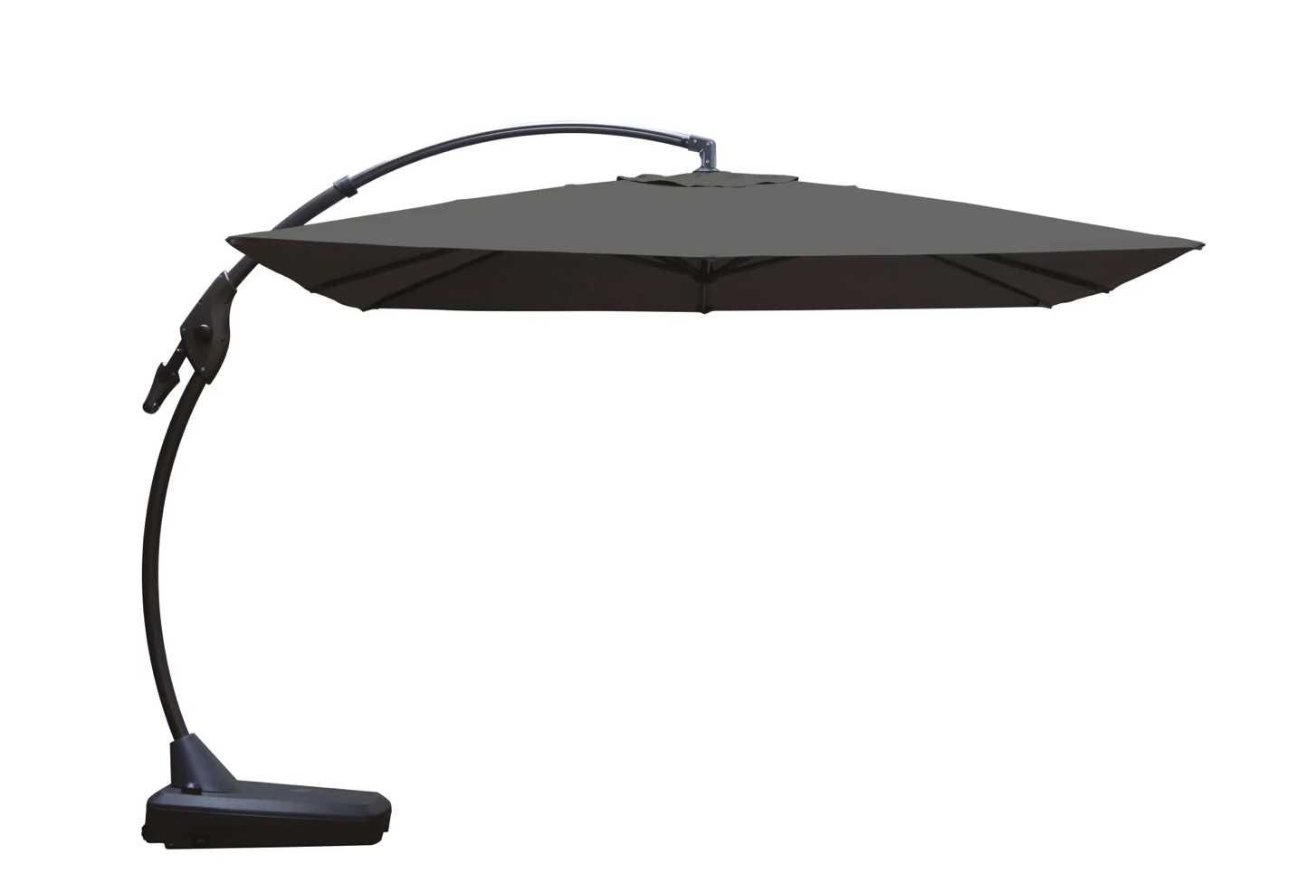 Parasol ogrodowy PEORIA antracyt - 300 x 300 cm - JASTARNIA