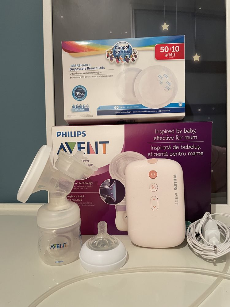 Elektryczny laktator Philips Avent + Wkładki do piersi Canpol GRATIS!