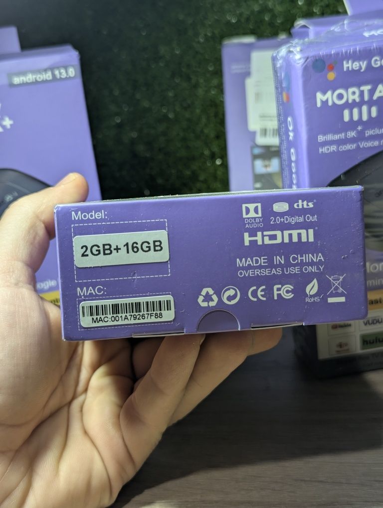 Smart tv приставка Mortal T1 2/16 gb з голосовим пошуком