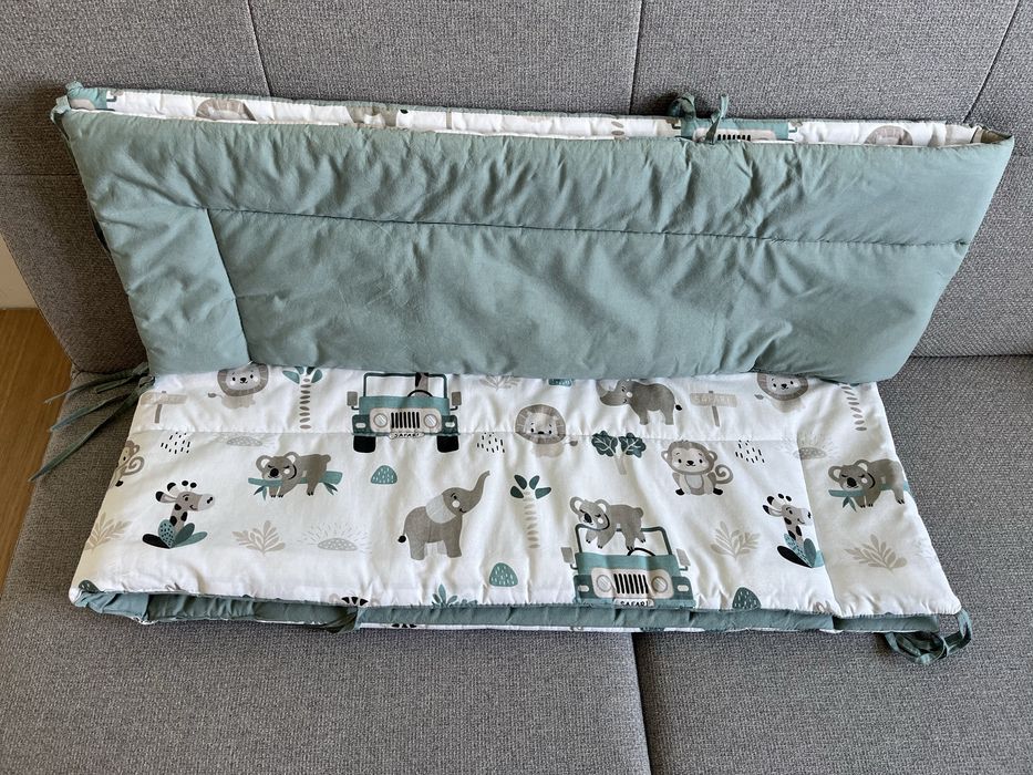 Ochraniacz na szczebelki 180x30cm zielony