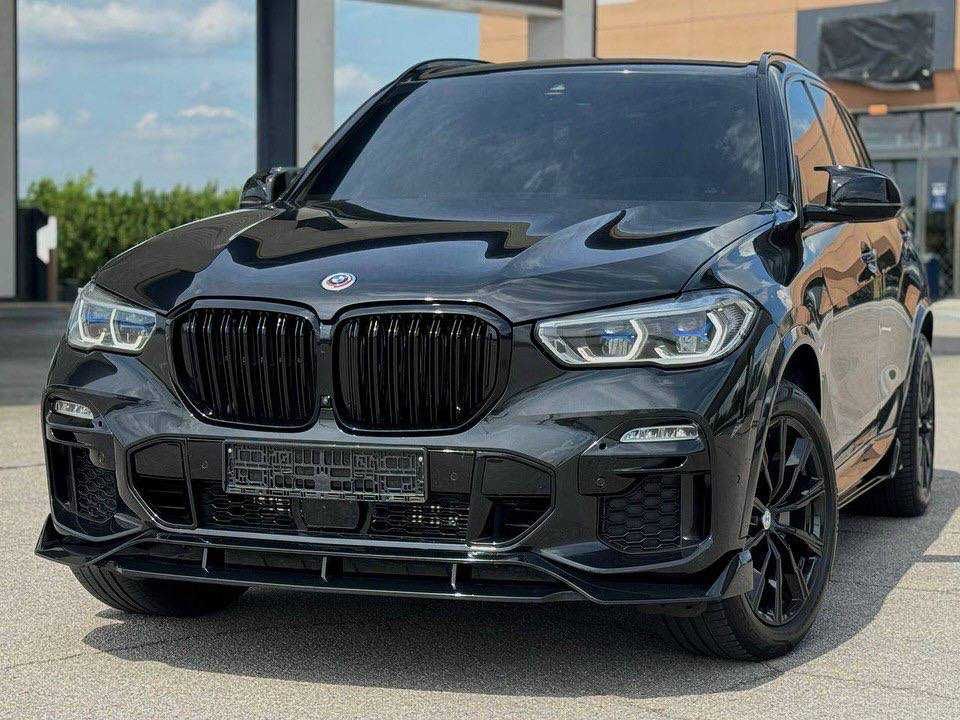 Юбка переднего бампера BMW X5 F15 G05 G07 X3M F97 X4M 98 губа накладка