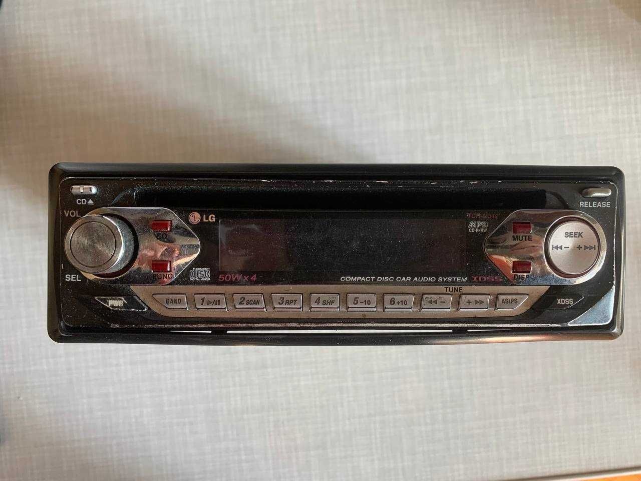 Автомагнитола CD инструмент MP3 1 DIN LG TCH-M542 магнитола рабоча 12V