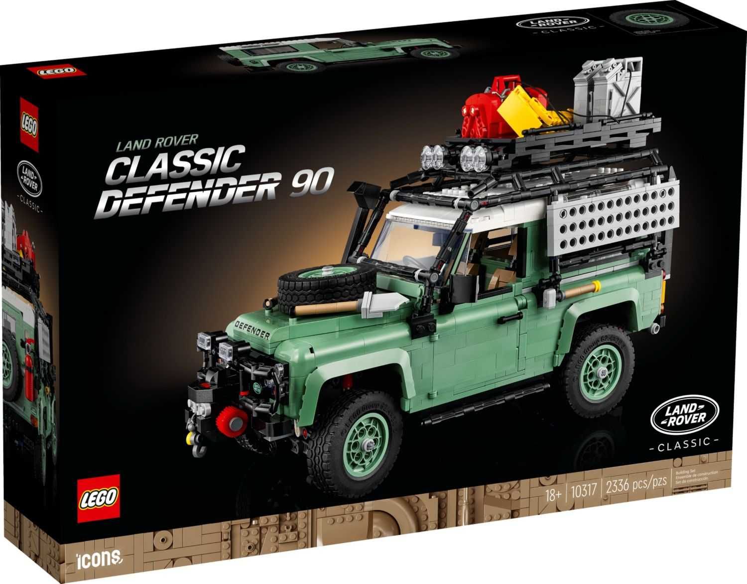 LEGO Land Rover Classic Defender 90 Ленд Ровер Дефендер Класік 10317