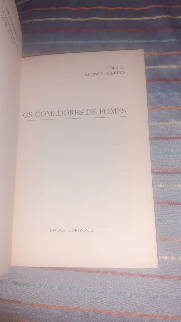 Afonso Ribeiro os comedores de fomes 1983 Africa colonias