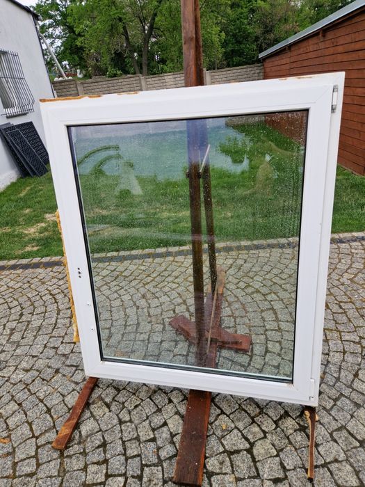 Okno 120x141-2szt. pcv z 125x145 demontażu 116x143 duży wybór