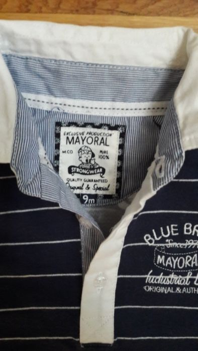 MAYORAL cudna bluzeczka polo extra cotton r 9 m/74