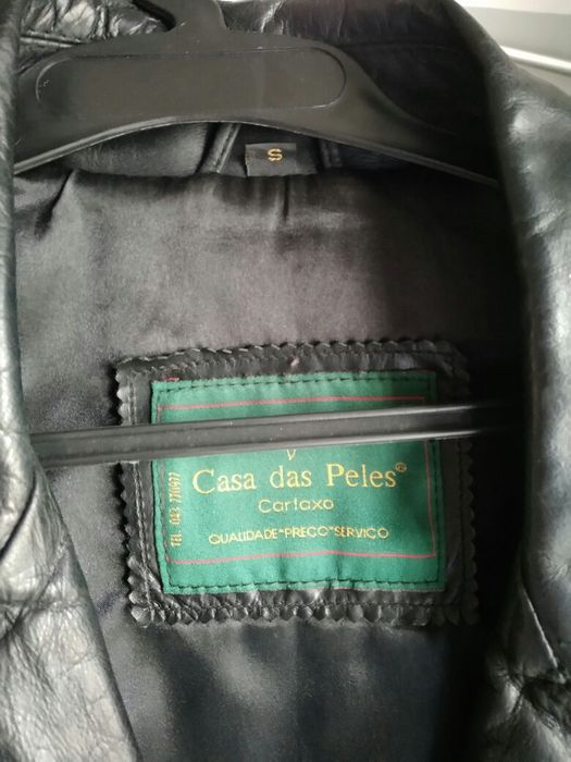 Casaco em pele tamanho S