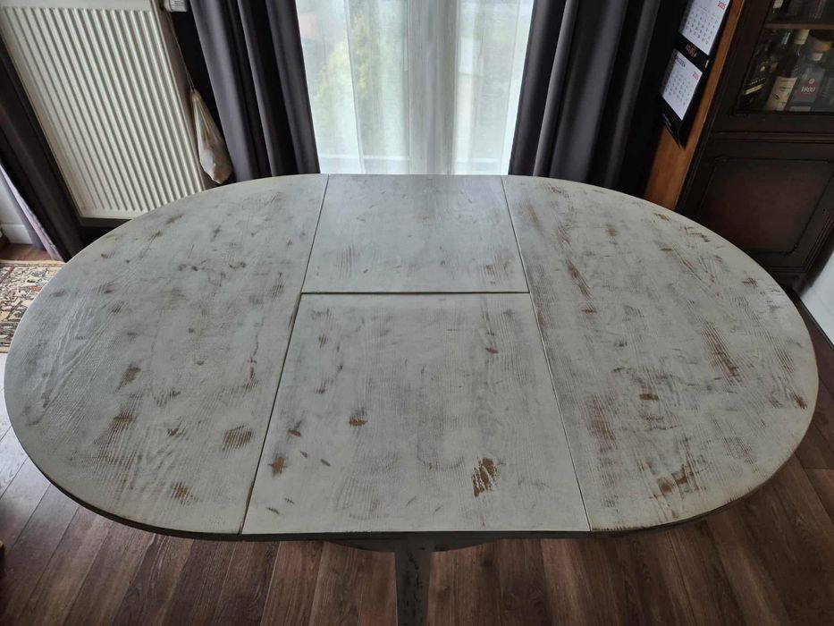 Stól okrągły drewniany