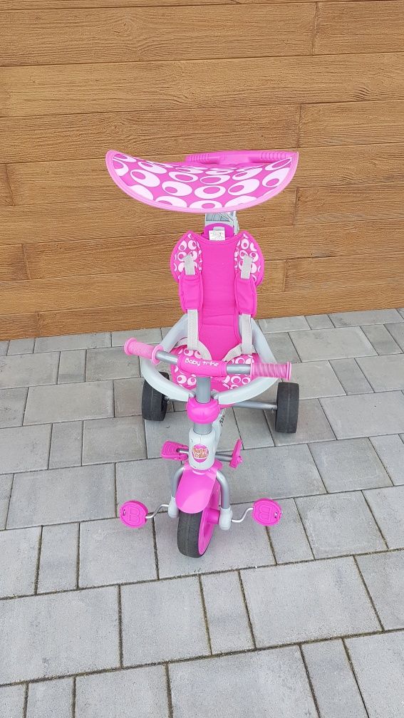 Rowerek 3- kołowy różowy