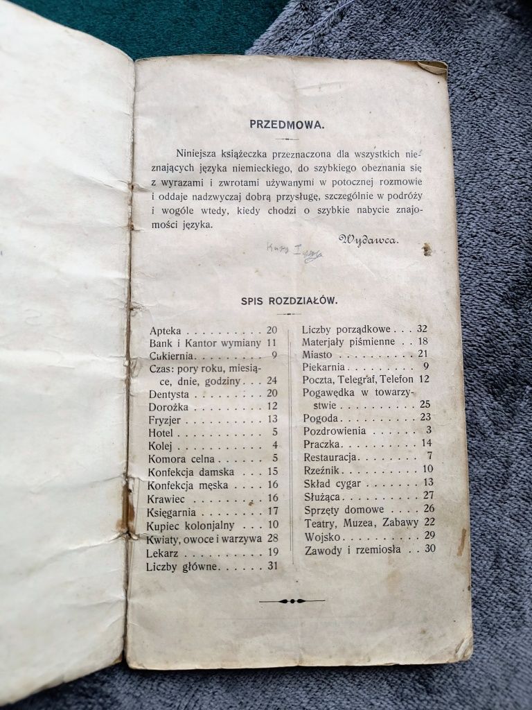 Książeczka pt. Polak w Niemczech