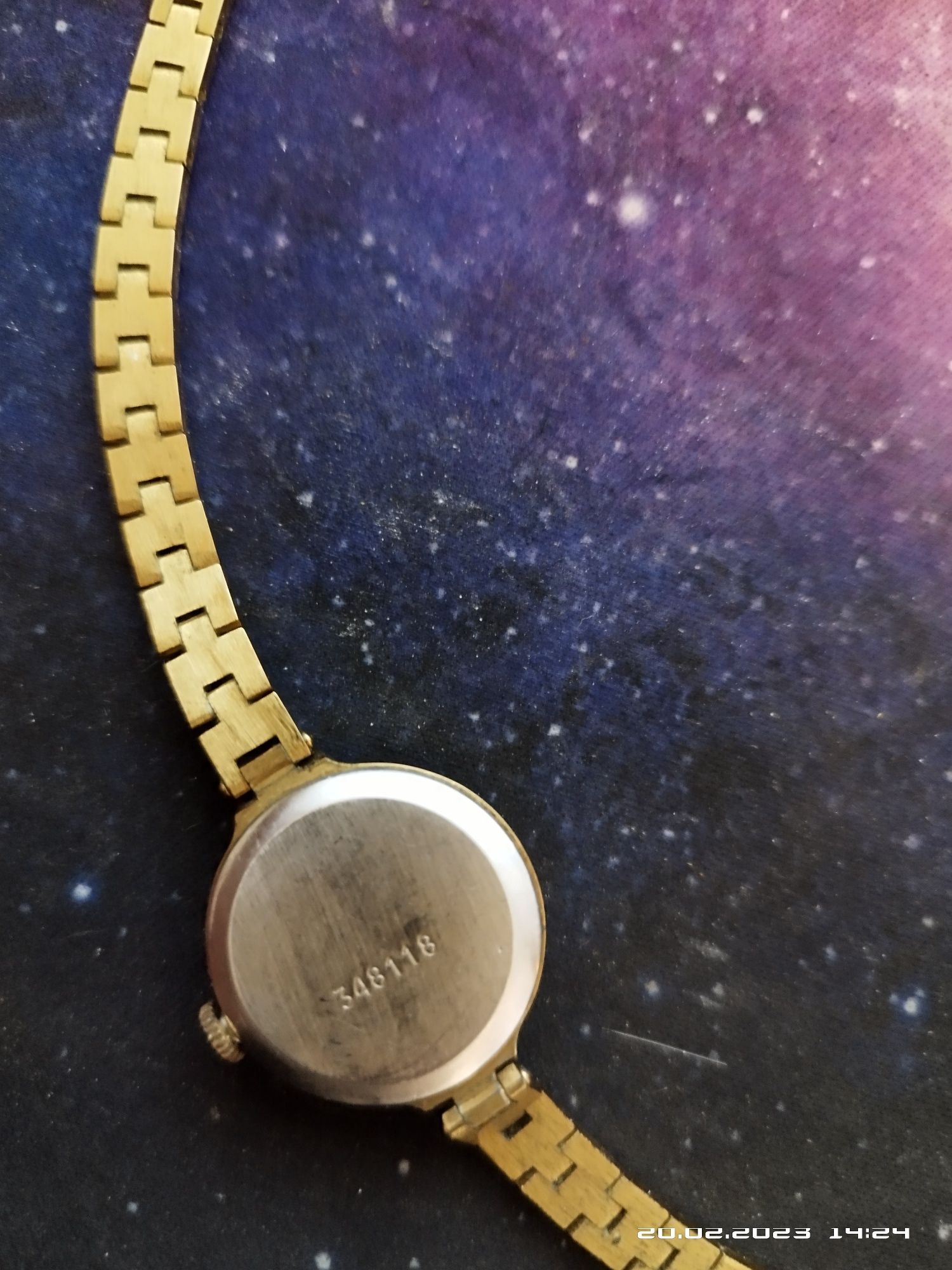 stary zegarek Łucz Luch ZSRR pozłacany damski AU