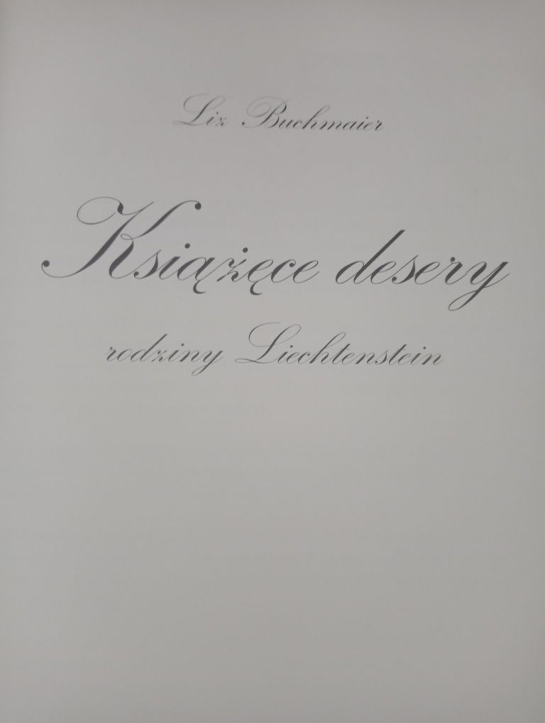 Książęce desery rodziny Lichtenstein