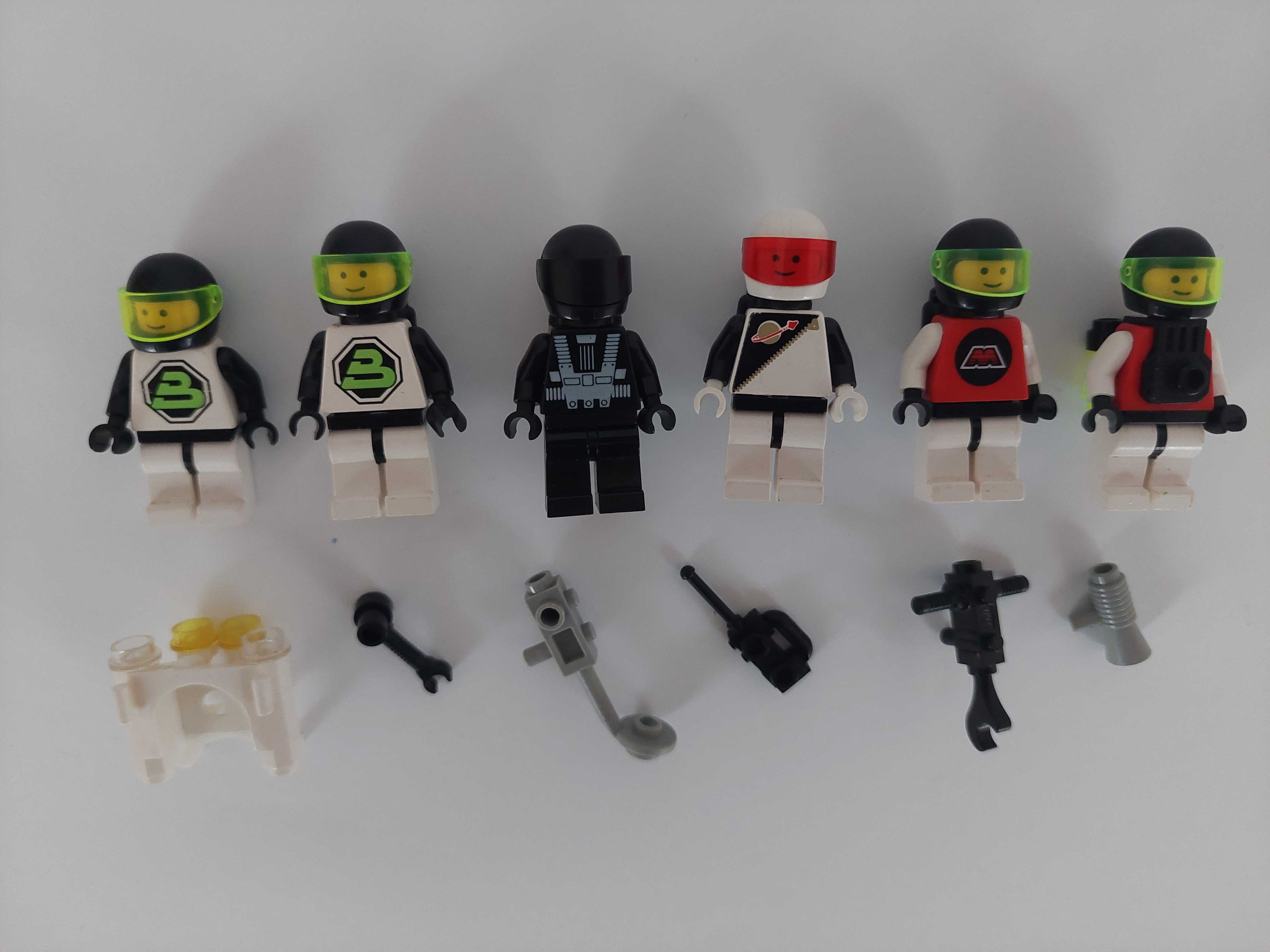 Lego 6704 Minifigure Pack - Blacktron M:Tron Space Police 1991 kompl.